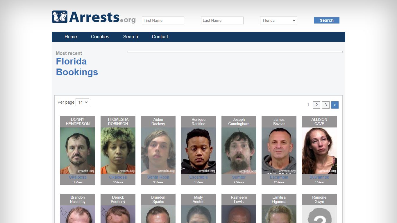 Florida Arrests and Inmate Search